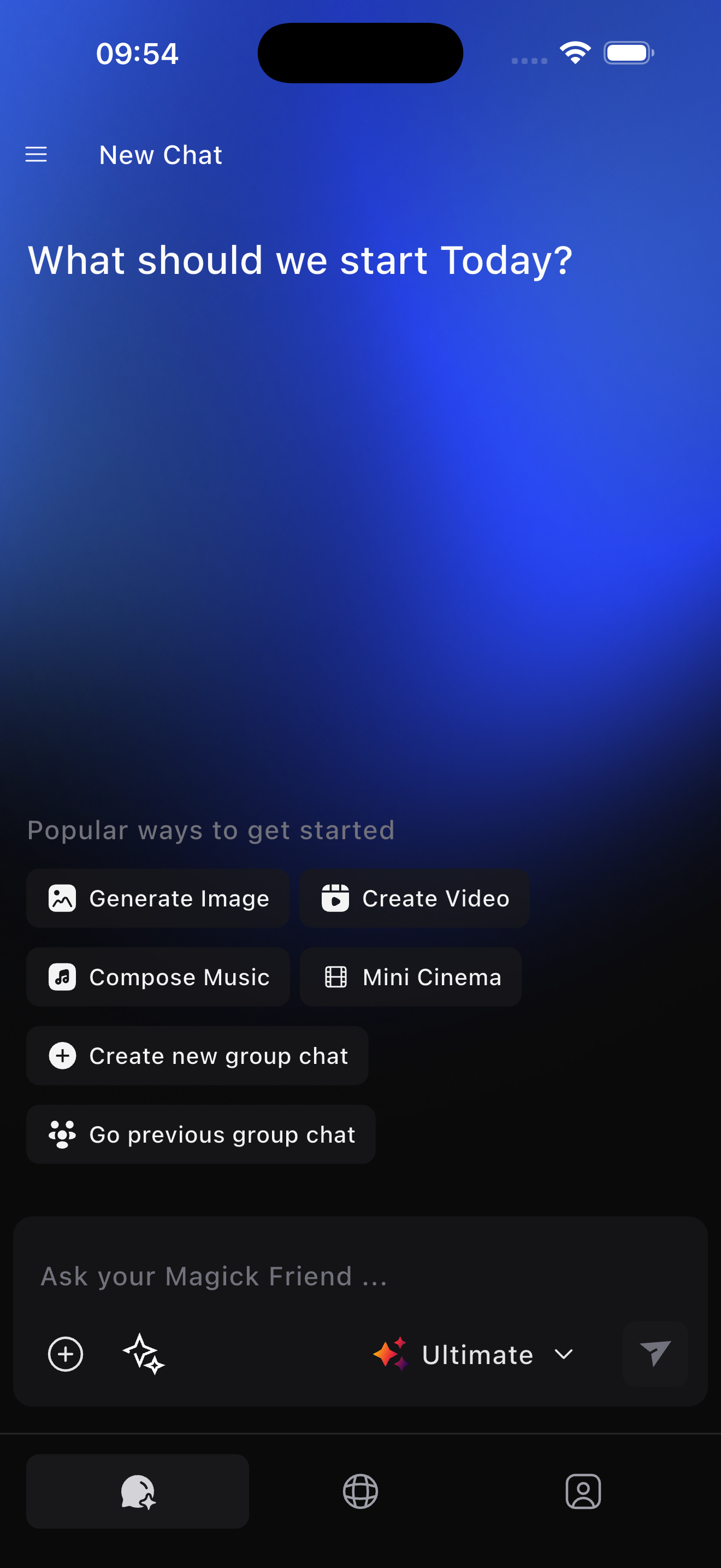 Magick Box app interface